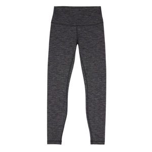 Lululemon Wunder Under Knit Heathered Leggings